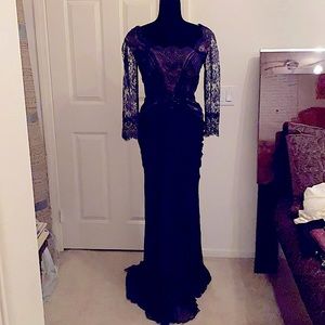 Long sleeve formal dress